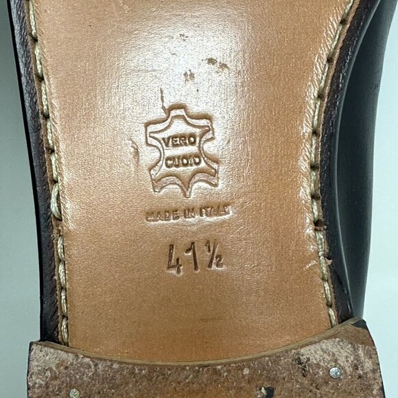 Rangoni Black Leather Slip on Loafer Shoes US Size 8.5 - Picture 10 of 15